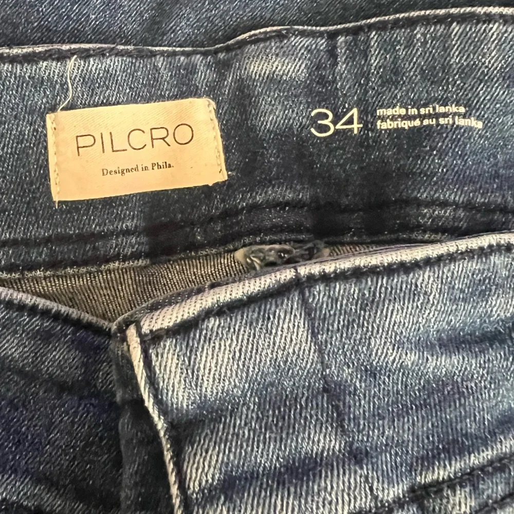 Anthropologie Pilcro Wide Leg Cropped Stretch Jeans Size 34 Excellent Condition - Picture 2 of 4